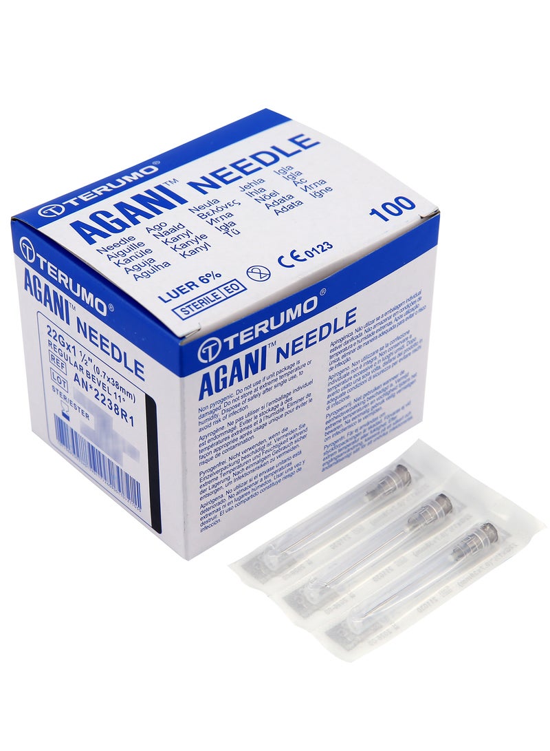 Terumo Agani Needle 22G x 1 1/2 (0.7 x 38mm) - Image 4