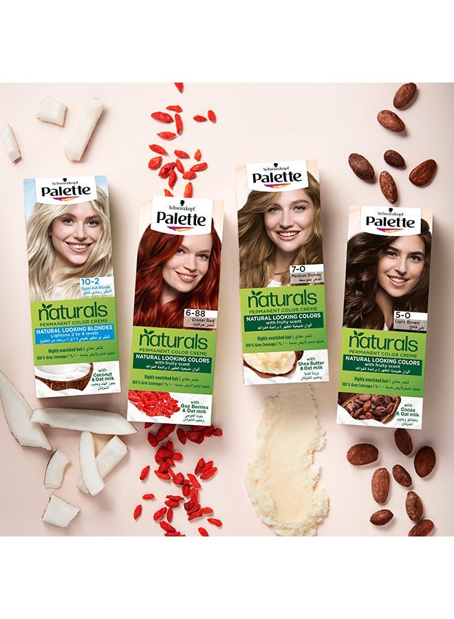 Palette Natural Hair Colour Cream 7-0, Medium Blonde 7-0, Medium Blonde 50 ,50 & 10ml - Image 4