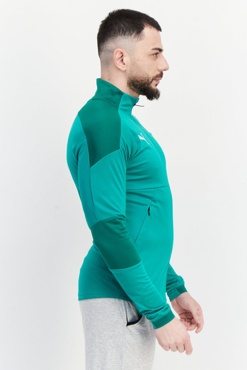 PUMA Men Sportswear Fit Long Sleeve Training Jacket, Green - Image 2