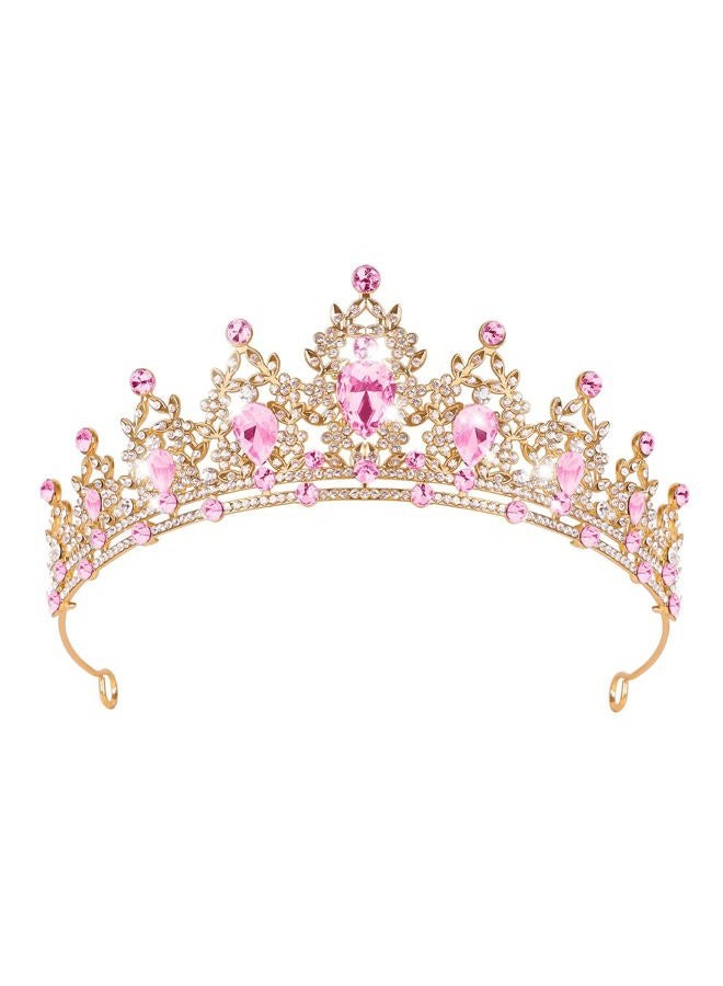 BEAYFILY Birthday Crowns Birthday Queen Girl Crown and Tiara for Women Girls Princess for Girl Wedding Happy Birthday Decorations T- 40 Crystal Crystal - Image 1