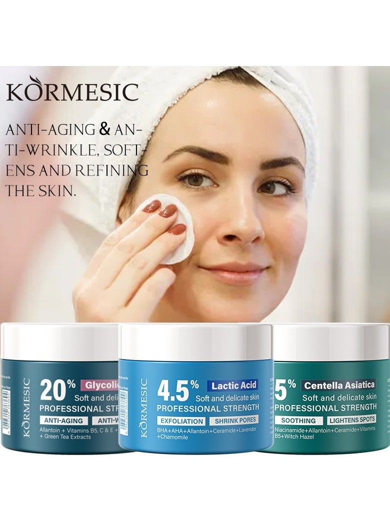 Kormesic 5 ٪ سينتيلا آسياتيكا مهدئ الوسادات 110 جرام/50 قطع - Image 5