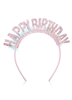 Birthday Crown Beautiful Headband Glitter Birthday Hairband Shiny Tiara Cute Hair Accessories Happy Birthday Crowns Fit Women Girls Party Take Photos Decorations Gifts (Pink) - pzsku/ZF935439E16B9690BD7C4Z/45/_/1718616496/25558177-0ff8-44ce-a3b7-28125e9cbaad