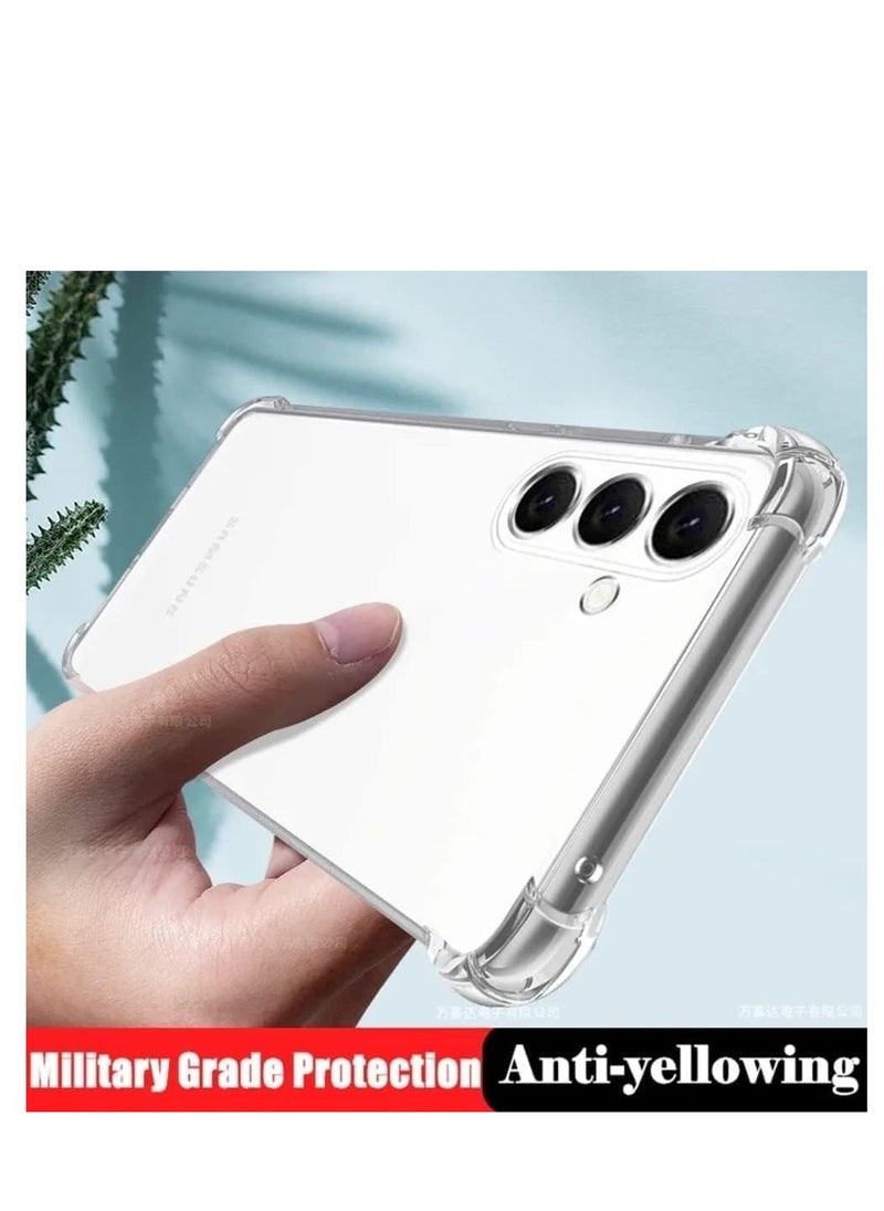 Generic - Case Compatible with samsung galaxy A16 Case, Crystal Clear Case Designed for samsung galaxy A16 TPU Case with 4 Corners Shockproof Protection and Camera Protection Anti-Fall Clear Case - Image 1