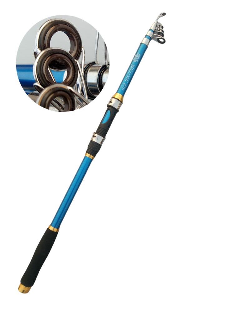 Y&D - 2.4M Portable Telescopic Carbon Fiber Fishing Rod - Image 1