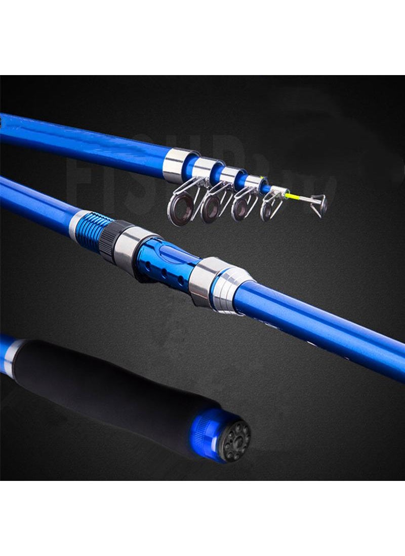 Y&D - 2.4M Portable Telescopic Carbon Fiber Fishing Rod - Image 1