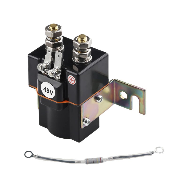 VANJING Golf Cart Solenoid 48V Compatible with Club Car DS 1995-up，Club Car Precedent 2000-up Replaces Part Number SW80-2028P 101908701 102774701