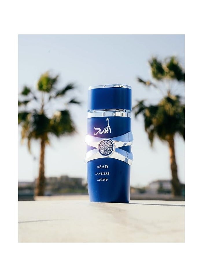 Lattafa Lion of Zanzibar - Eau de Parfum for Men. 3.4 oz, 100.0 ml - Image 2