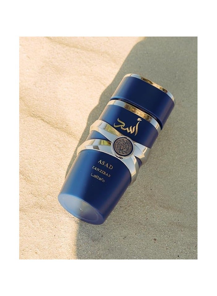 Lattafa Lion of Zanzibar - Eau de Parfum for Men. 3.4 oz, 100.0 ml - Image 3