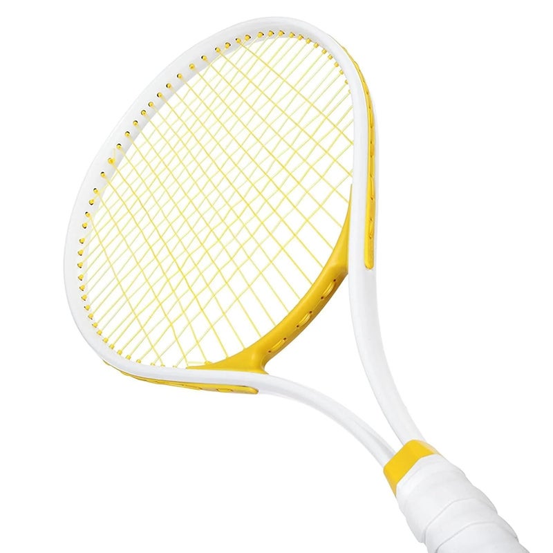 DOLPHY Recreational Tennis Rackets Adults | Super Lightweight Tennis Racquets for Student,Training & Beginners with Overgrips and Carry Bag | Outdoor Games (25-inch)- Yellow - Image 1