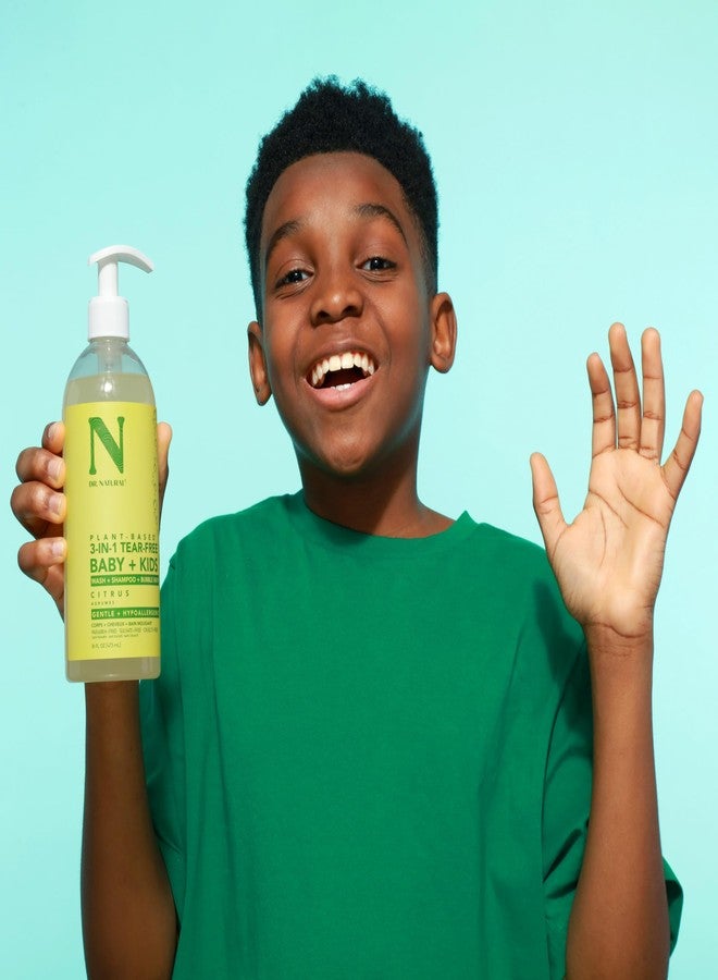 Dr. Natural 3-in-1 Tear-Free Baby Plus Kids Soap - Head-to-Toe Soap and Shampoo - Sensitive Skin Moisturizing Body Wash - Citrus - 16 oz - Image 5
