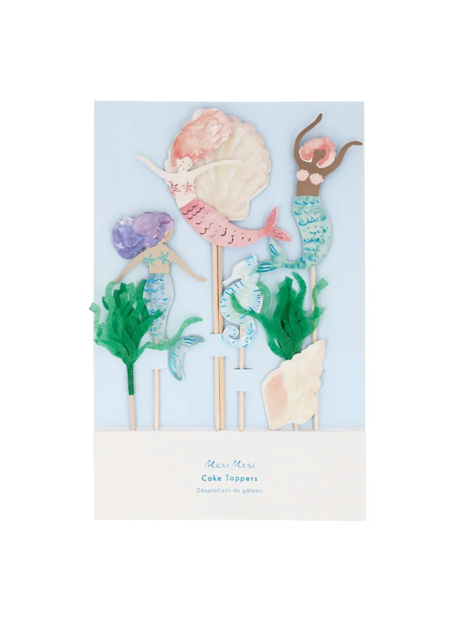 Meri Meri Mermaid Cake Toppers
