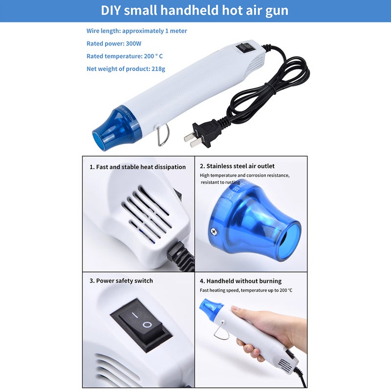 3D Printer Model Cleaning Tool Engraving Knife Carving Kit Including Wood Carving Tools Deburring Scraper Filaments Knife Clean Up Kit Polishing Strip Hot Air Machine and More - Image 2