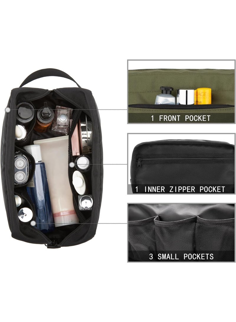 Vorspack Toiletry Bag Hanging Dopp Kit for Men Water Resistant Shaving Bag for Travel, Green, One SizeArmy Green - Image 4