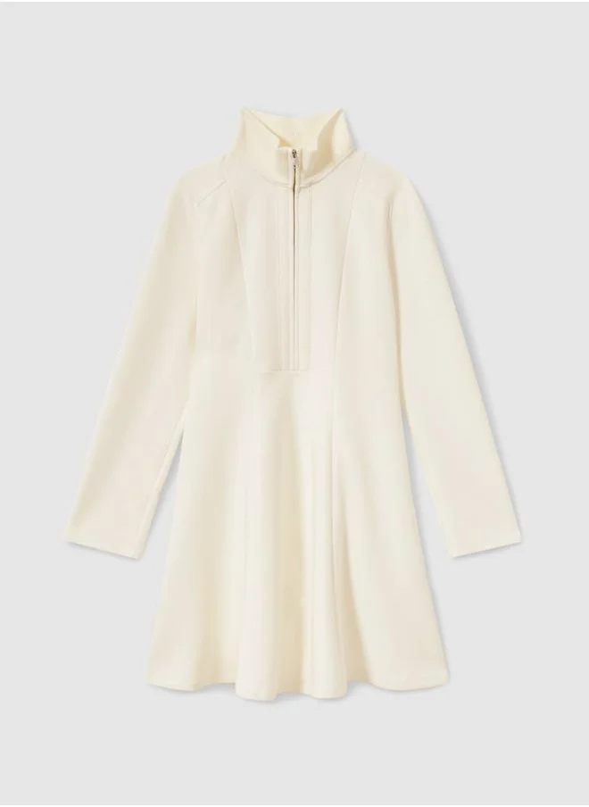 REISS Fit  Flare Jersey D