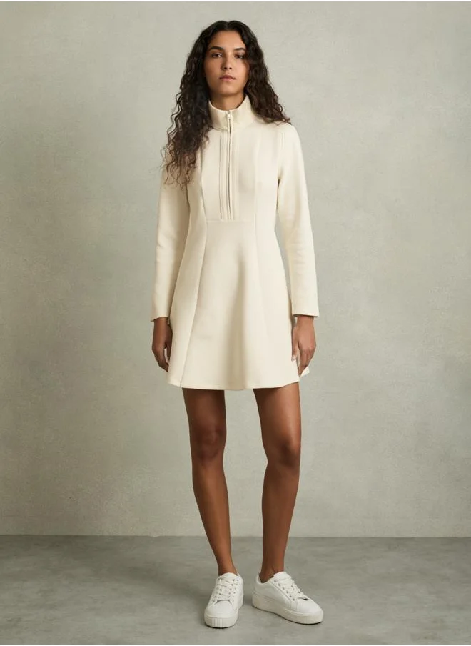 REISS Fit  Flare Jersey D