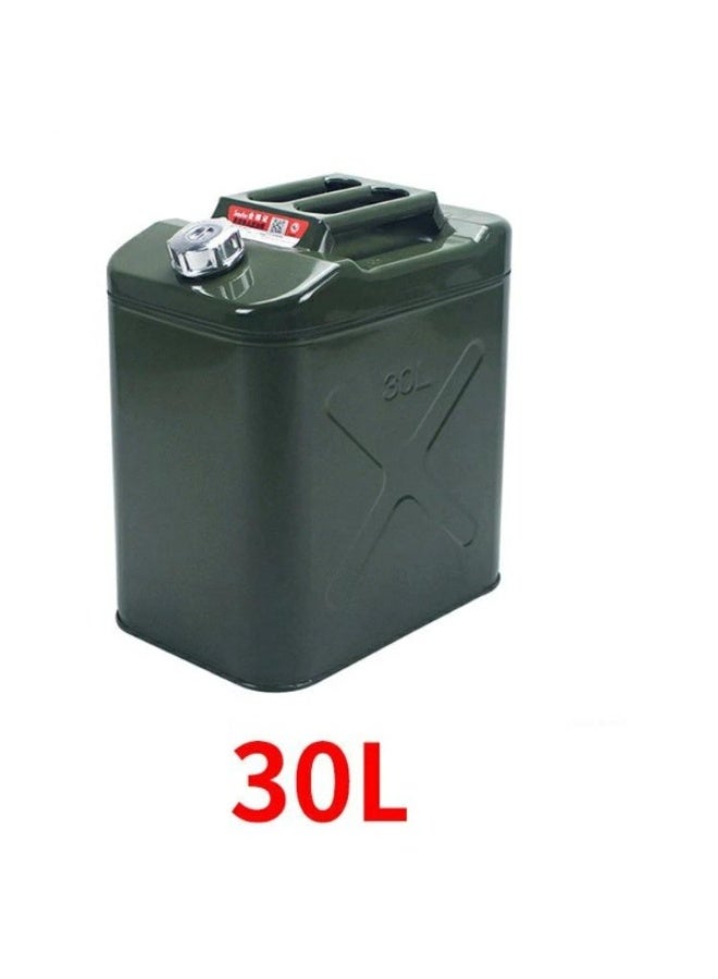 30L Barrels Can Gas Spare Container Anti-Static Can Square Fuels Container Leak Proof Portable Tank Fuel - Image 1