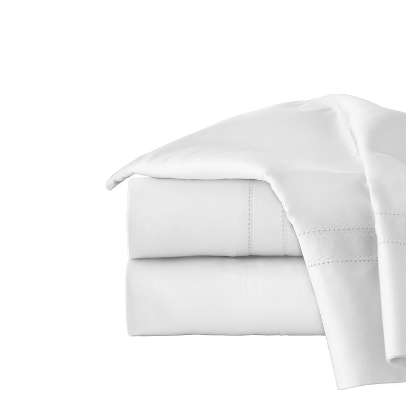 Pointehaven  620KWH 620 Thread Count Long Staple Cotton Deep Pocket Oversized Sheet Set King White