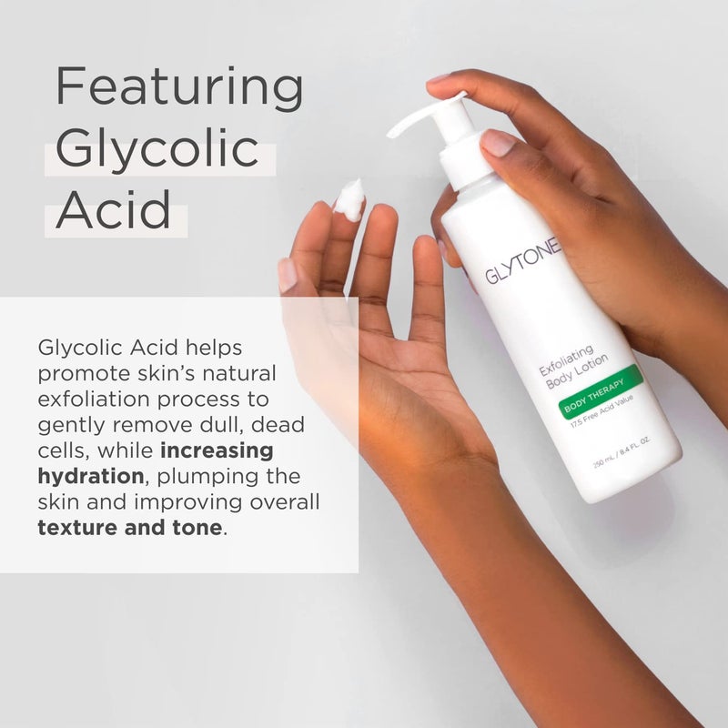GLYTONE Glycolic Acid Body Wash â€“ Exfoliating & Moisturizing Body Wash for Dry Skin, Reduce Keratosis Pilaris â€“ Fragrance-Free Exfoliator with Glycolic Acid for Rough & Bumpy Skin, 2 Fl Oz - Image 3
