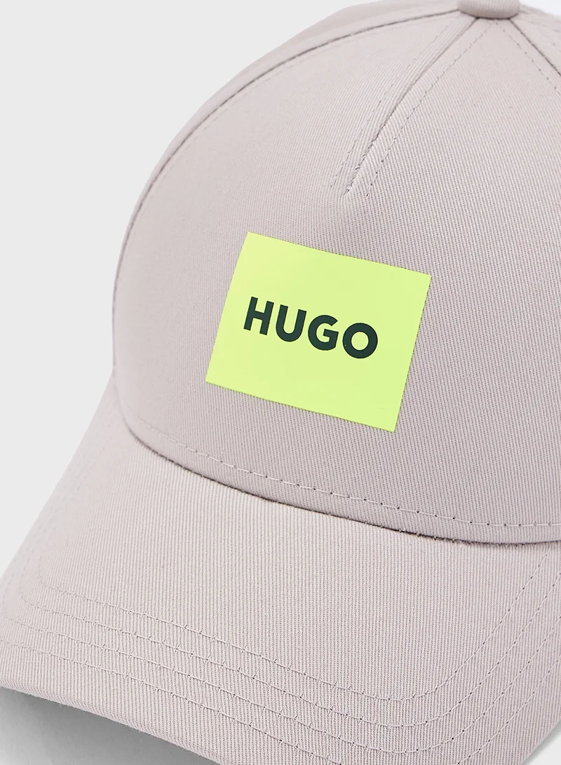 HUGO Logo Curved Peak Cap
