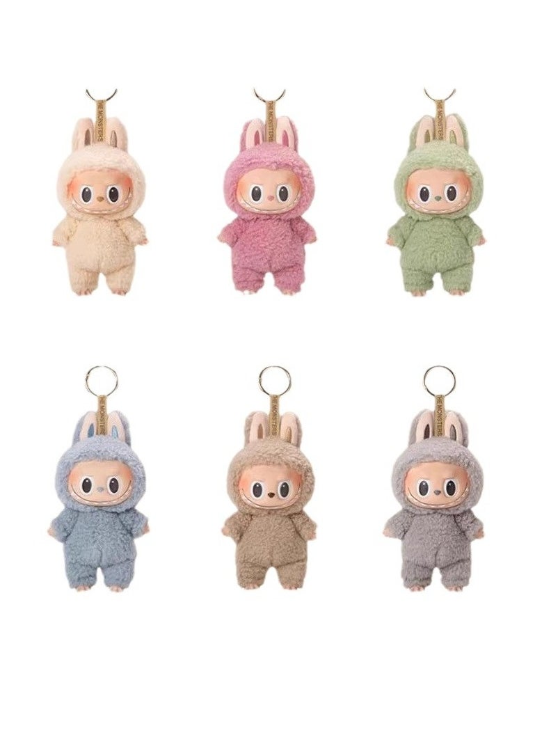 General - POPMART POP MART LABUBU Labu vinyl face plush blind box Macaron 1 single box - Image 1