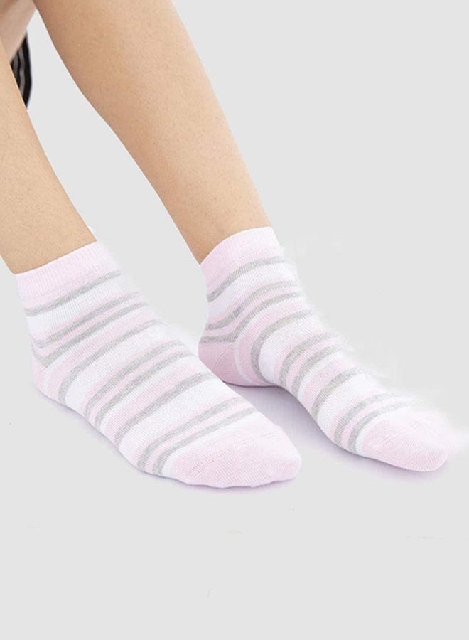 Carina Cotton Ankle Socks - 3 Pairs - Image 4