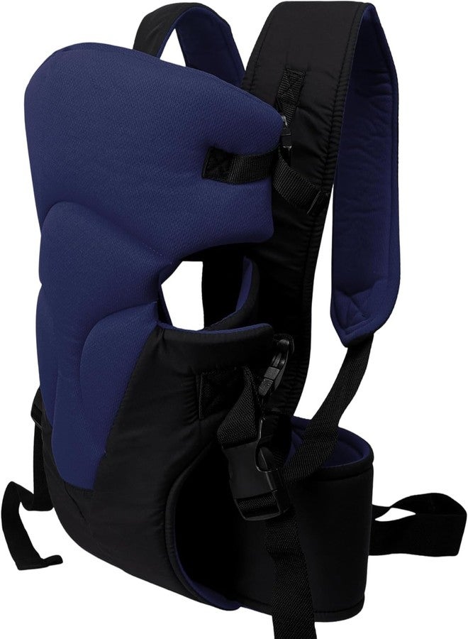 Laee cute 6-in-1 Baby Carrier Bag with Hip Seat | Adjustable Straps & Padded Support | Multi-Carry Options Perfect for Parents (Navy to Black) - Image 1