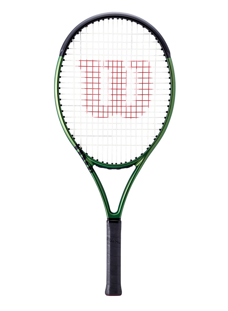 Wilson راكت تنس بليد 25 V8، هيد 100، 16X19، للمبتدئين المتقدمين - أخضر/أسود - Image 1
