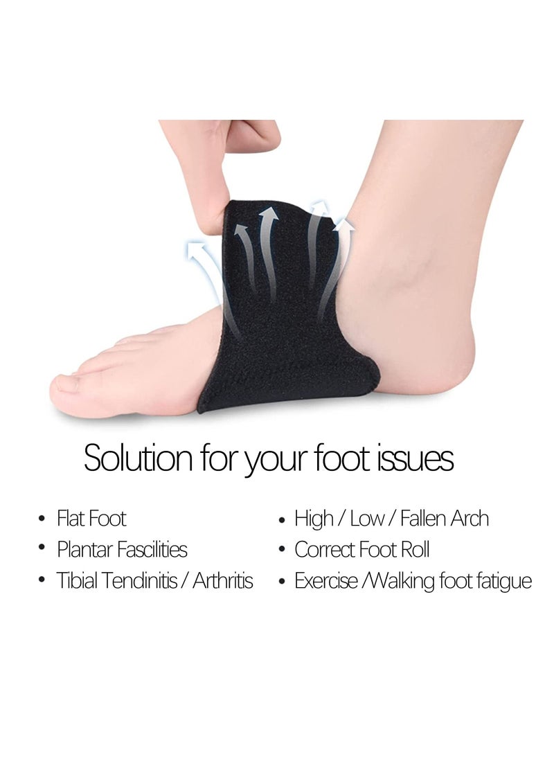 IKBEN IKBEN Orthotic Arch Support Plantar Fasciitis Relief Arch Support Brace Foot Pain Relief Flat Feet Insoles Gel Arch Support Cushions Flat Feet Support Orthopedic Foot Care Gel Pads  - Image 4