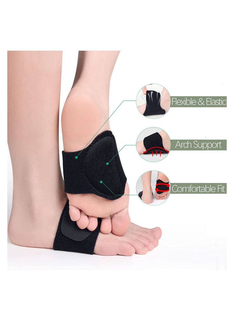 IKBEN IKBEN Orthotic Arch Support Plantar Fasciitis Relief Arch Support Brace Foot Pain Relief Flat Feet Insoles Gel Arch Support Cushions Flat Feet Support Orthopedic Foot Care Gel Pads  - Image 3