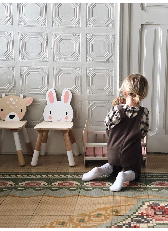 Tender Leaf Toys - Tender Leaf Toys - Forest Table and Chairs Collections - Adorable Kids Size Art Play Game Table and Chairs - Made with Premium Materials and Craftsmanship for Children 3+ (Forest Fox Chair) - Image 1