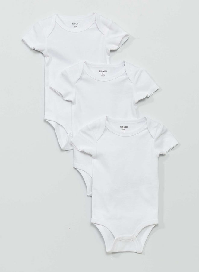 Kiabi Unisex Pack Of 3 Plain Bodies  - Image 1