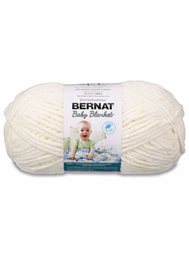 Bernat Baby Blanket Big Ball Vanilla - Image 1