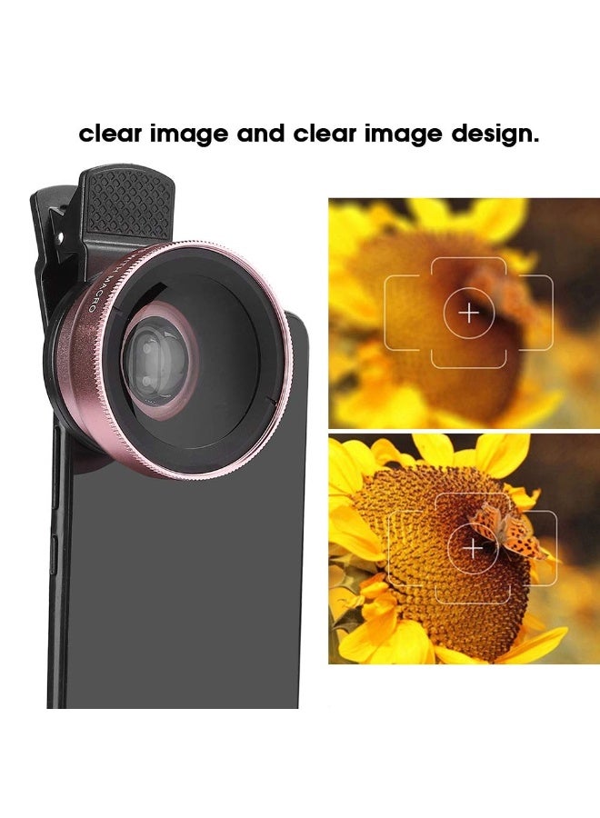 Professional 2 in 1 Lens Universal Clip 37mm Mobile Phone Lens 0.45x 49uv Super Wide-Angle + Macro HD Lens for All Smartphones - Image 5