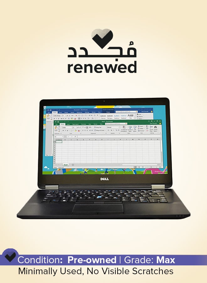 Renewed - Latitude E7470 Laptop With 14-Inch Display,Intel Core i5 Processor/6th Gen/16GB RAM/1TB SSD/Intel Integrated Shared Graphics English Black