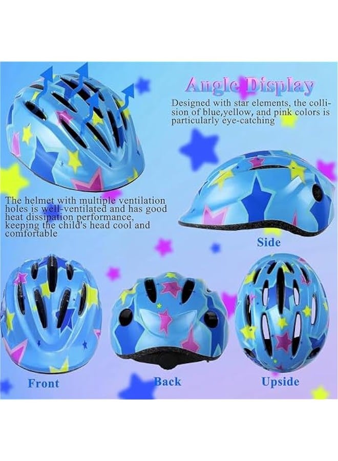 TRASSLE Kids Helmet Boys Girls Lightweight Bike Helmet for Cycling Scooter Skating, Multi-Sport Safety Protective Gear 2 3 4 5 Years Old Children Cute Cartoon Adjustable Helmet  - Image 3