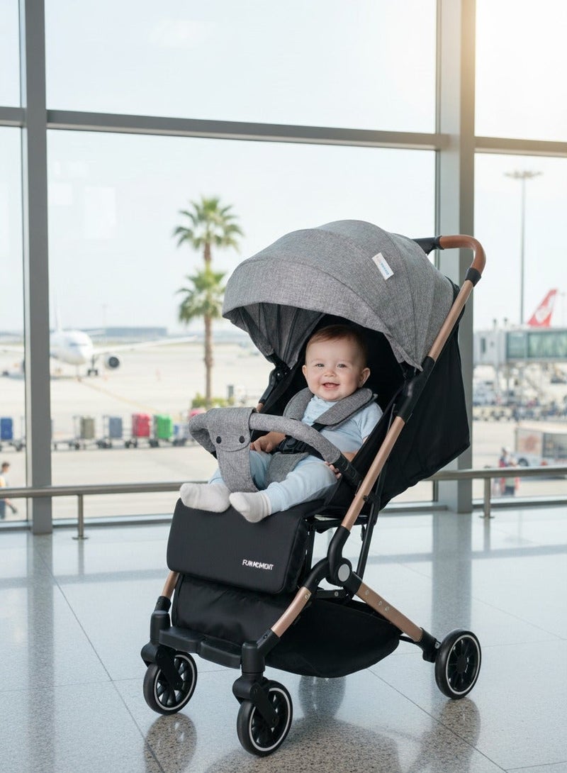 FUN MOMENT Lightweight and foldable travel stroller for kids - Image 1