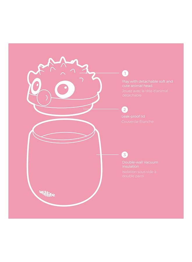 Utilife Zoofiesta Kids Insulated Food Jar - Pufferfish - Vacuum Thermos for Hot & Cold Meals - Image 3