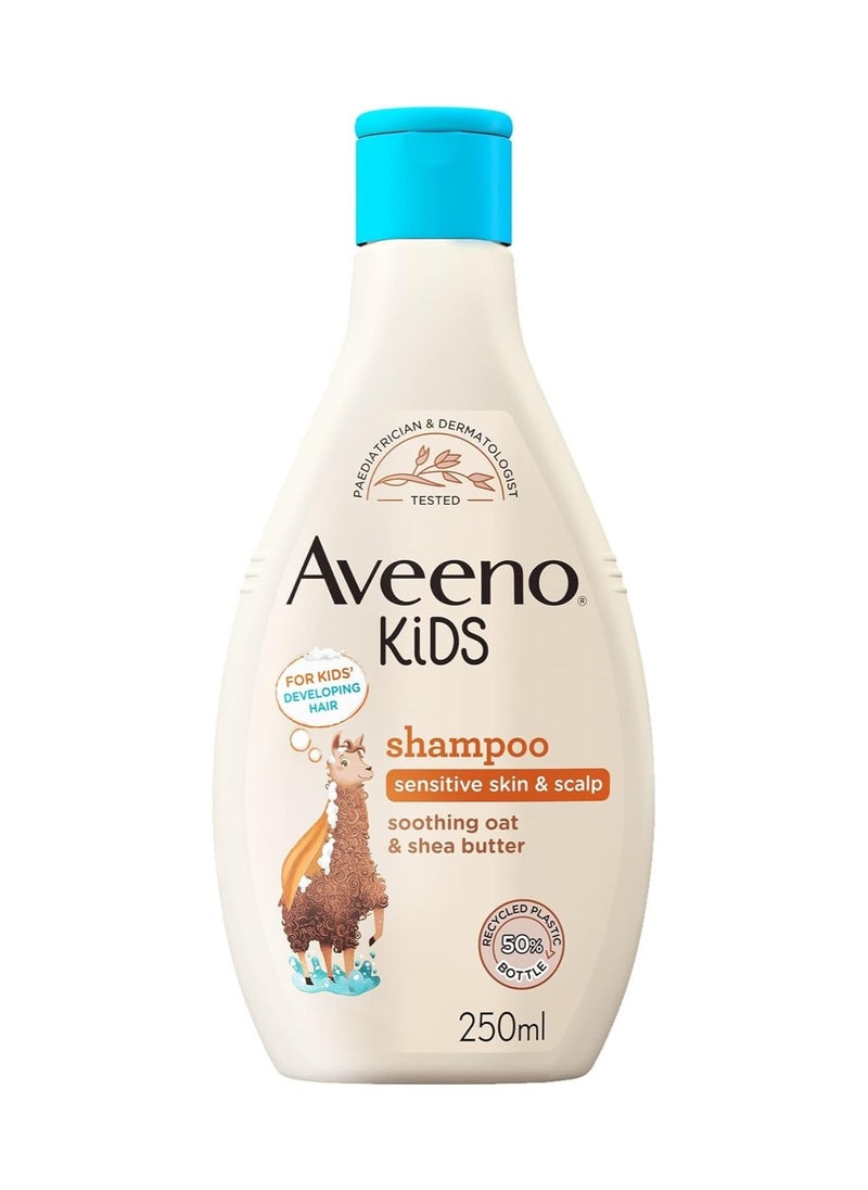 Aveeno Baby - Aveeno Baby Kids Shampoo 250ml Enriched With Soothing Oat & Shea Butter, Childrens Shampoo Developed For Your Little Superhero - Image 1