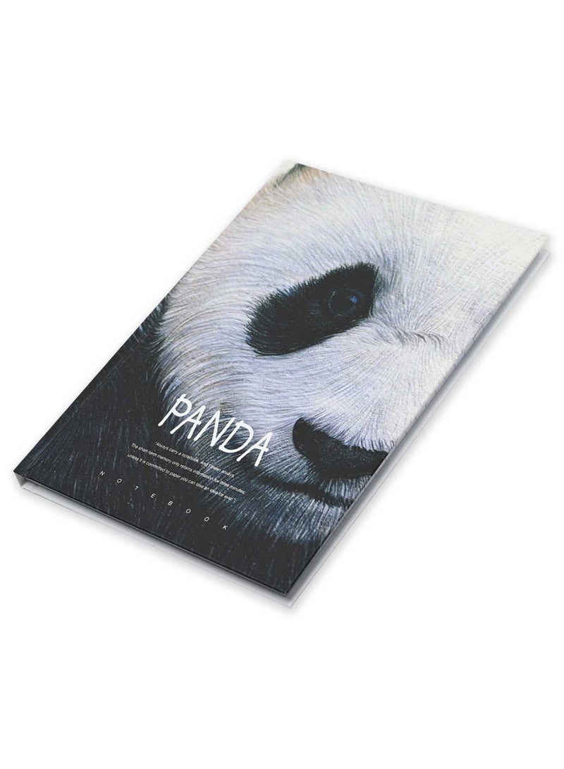 FIS 5 Pieces Hard Cover Notebook 96 Sheets A5 Panda Design - Image 3