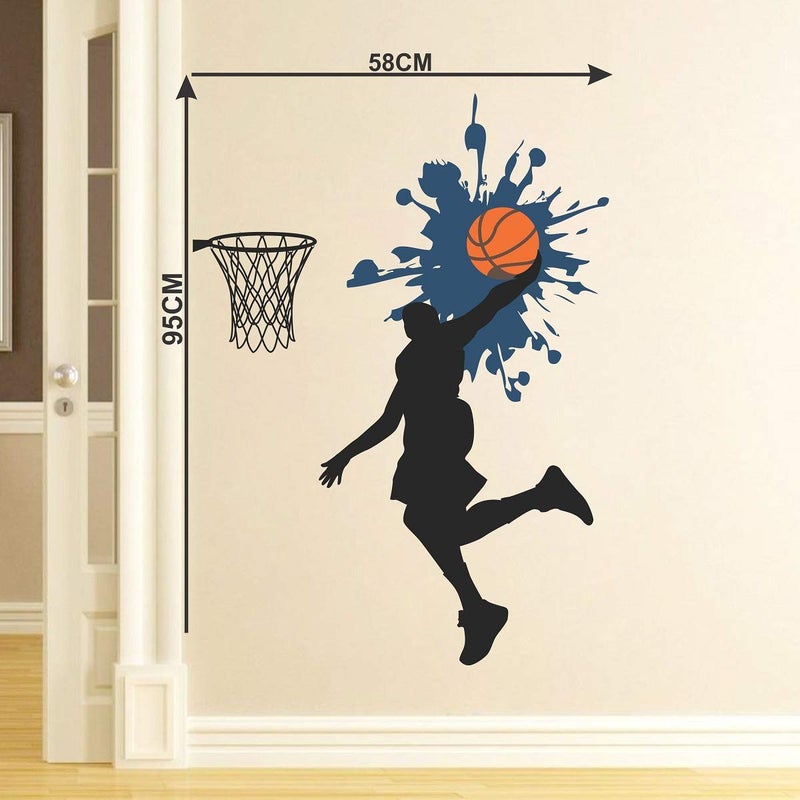 VCREATE DECOR Football Player Wall Sticker Decal PVC VinylSize58 Cm X 64 Cm - Image 2