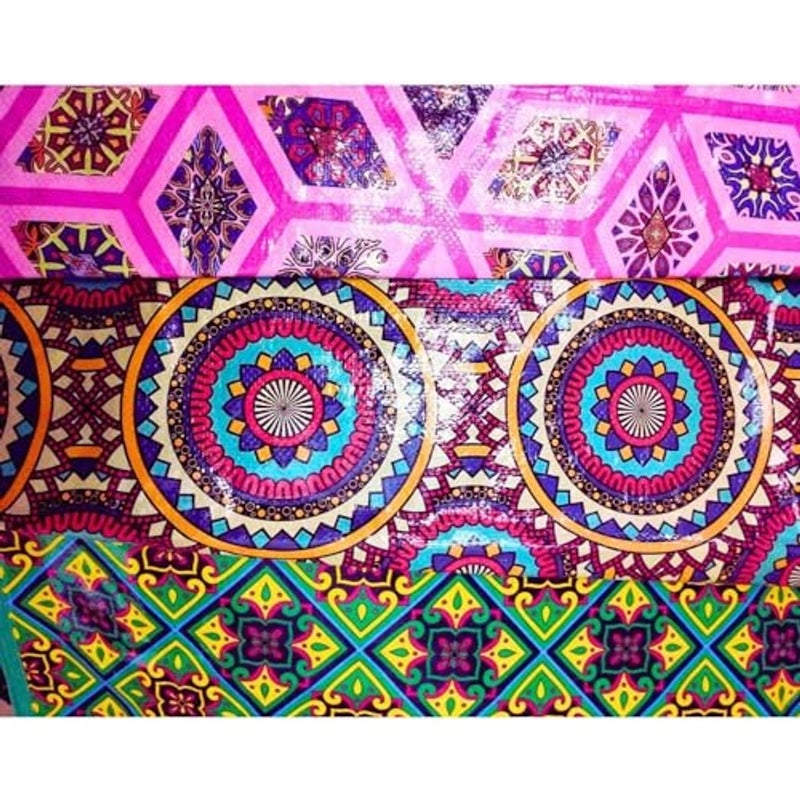 الكيان شنطة تخزين جامبو للألحفة، والبطانيات، والملابس - منظم بسعة كبيرة 70 × 80 × 38 سم - شنطة تخزين متينة بسوستة - منظم مفارش السرير وخزانة الملابس متعدد الألوان - Image 5