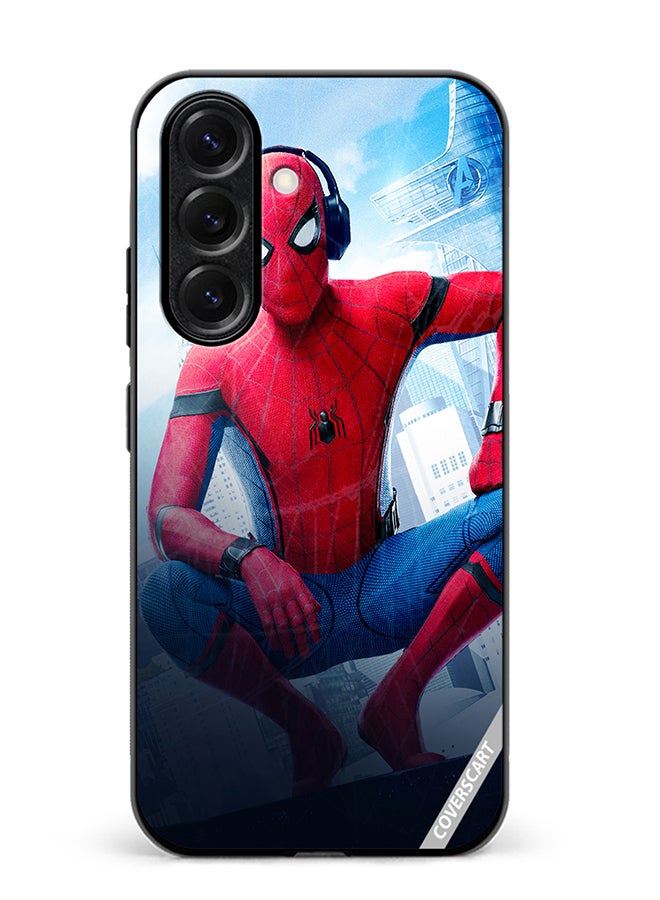 VR CREATIVE Protective Case Cover For Samsung Galaxy S25 Spiderman Design Multicolour
