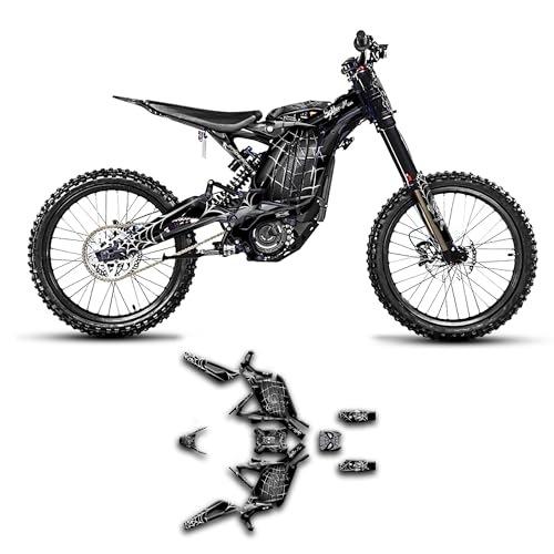 Kungfu Graphics Custom Decal Kit for Sur-Ron Light Bee X with DNM Fork Off-road Motorcycle Dirt Bike, SRX17N035-KO - Image 1
