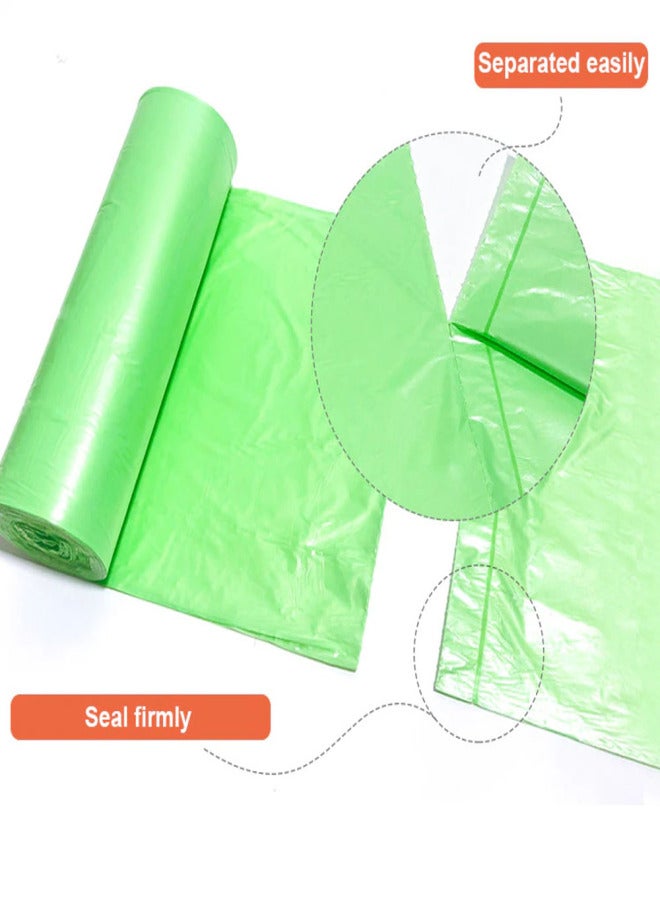 Small Trash Bags 4-Gallon Biodegradable - 100 Counts/ 5 Rolls Recycling and Degradable Garbage Bags Trash Can Liners for Bathroom Kitchen and Office - Image 4