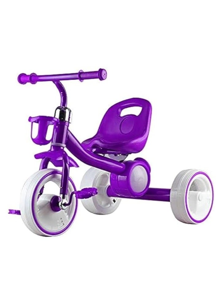 Other Kids Tricycle Bike with Music, Lighting - Purple 