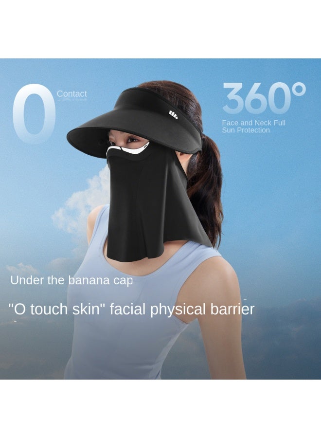 non Makeup Transfer】women's Full Protection Open-top Sun Hat With Magnetic Detachable Breathable Sun Visor For Spring And Summer - Image 2