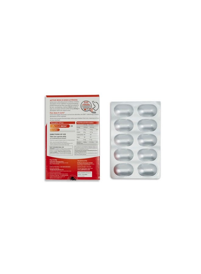 CONYBIO CONYBIO Active Iron Energy Tablets For Energy For Help Support Anergy And Iron (10 tablets)  - Image 2