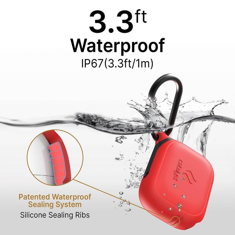 Catalyst Waterproof Case for AirPods Pro 2nd Generation and AirPods Pro 1st Generation - Wireless and USB-C Charging Compatible, One Piece Design, High Drop Protection Case with Carabiner - Image 4