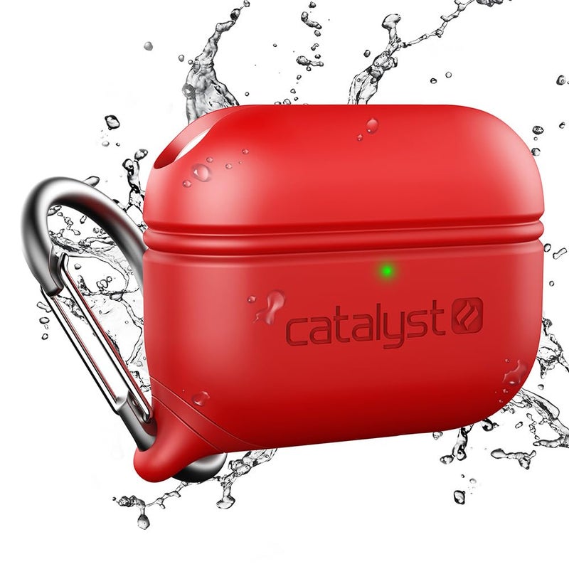Catalyst Waterproof Case for AirPods Pro 2nd Generation and AirPods Pro 1st Generation - Wireless and USB-C Charging Compatible, One Piece Design, High Drop Protection Case with Carabiner - Image 1