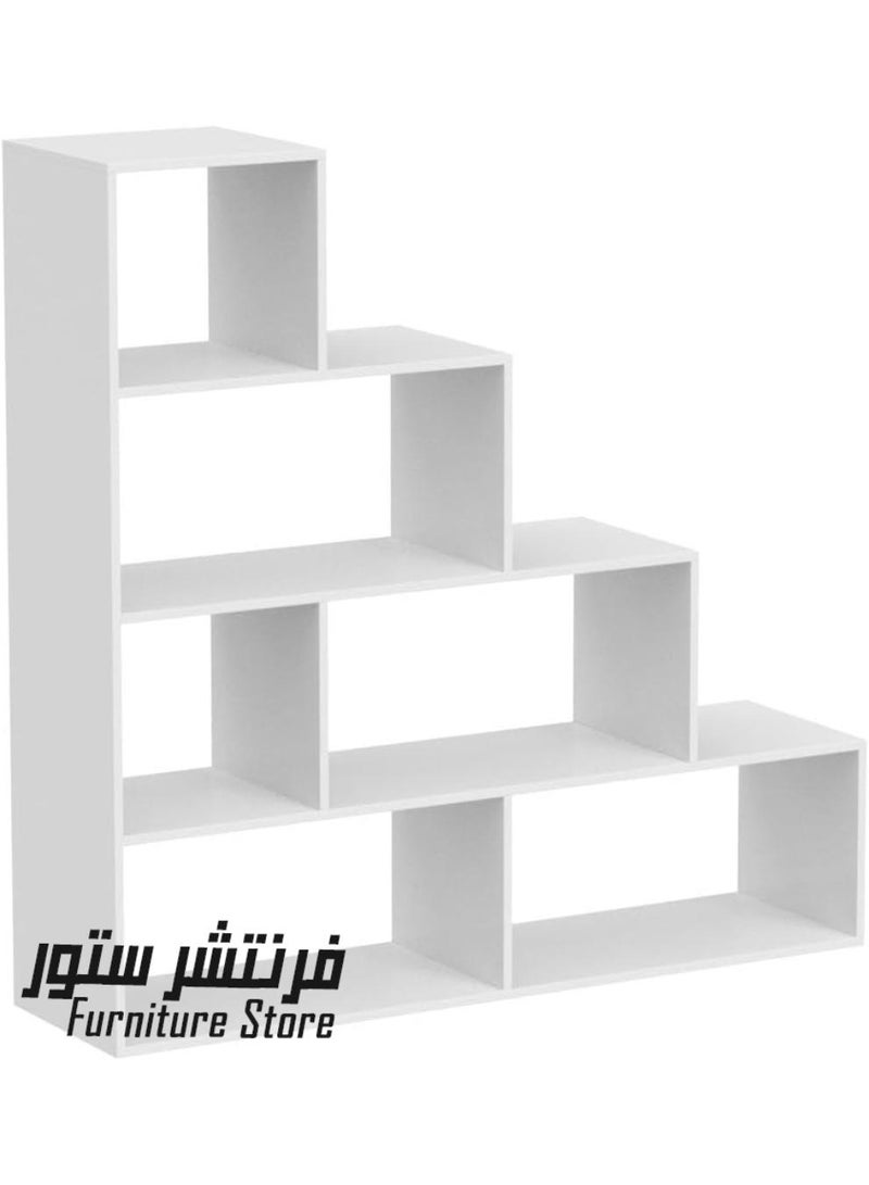 فرنتشر ستور مكتبة مودرن ، ارتفاع 110 سم - عرض 110 سم - عمق 26 سم ، من فرنتشر ستور.  - Image 4